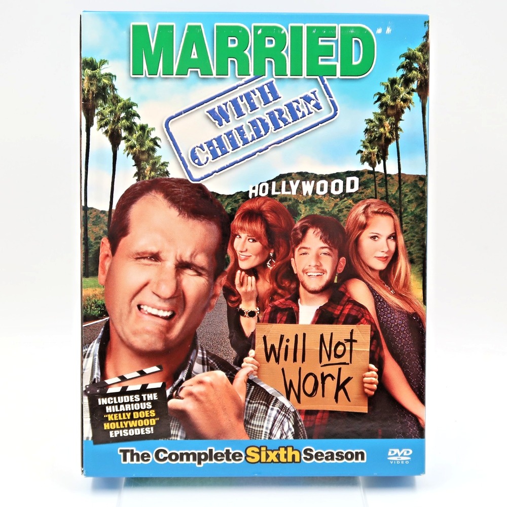 Married With Children Season 6 DVD Ed O'Neill Katey Sagal Christina Applegate